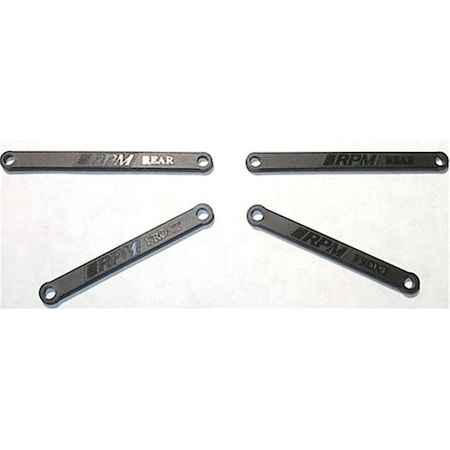 Rpm Products RPM RPM81262 Heavy-Duty Camber Links for Traxxas Electric Rustler and Stampede - Black RPM81262